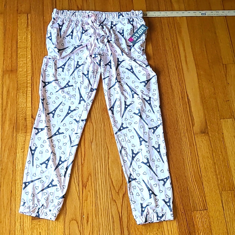 Sleep & co. Pajama pants paris eiffel tower, pink large New